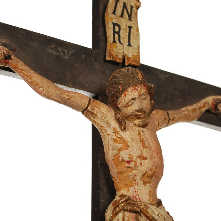 Spanish Crucifix , 19th Century 2