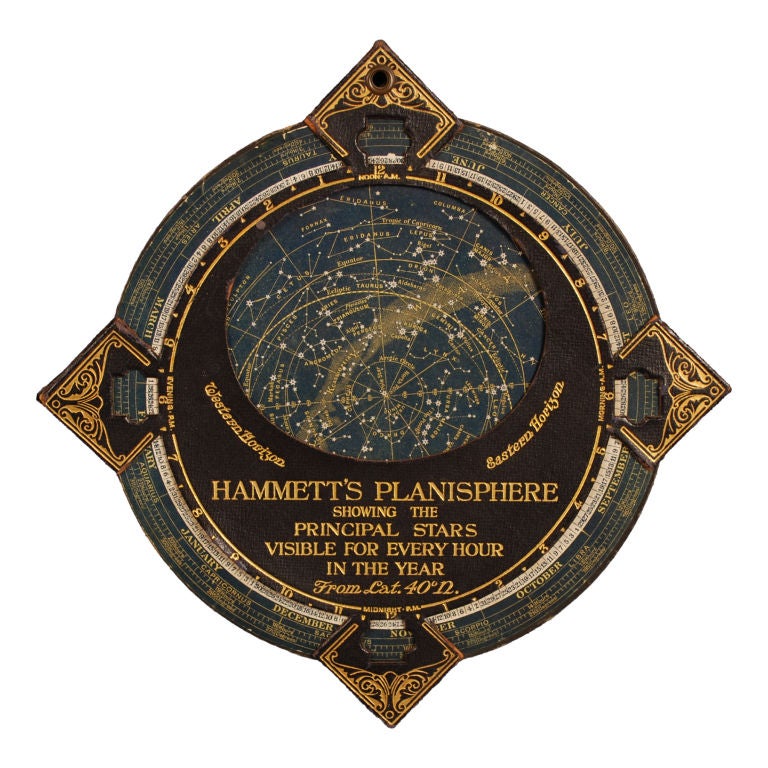 Hammett's Planisphere Celestial Map