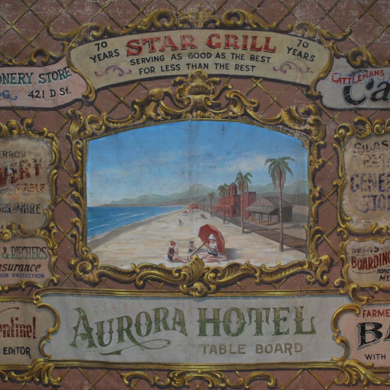 American Vintage Movie Theater Backdrop