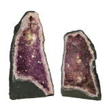 Two large Purple Amethyst Geodes from Brazil