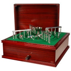 Large French Horse Race Game / Gambling Device