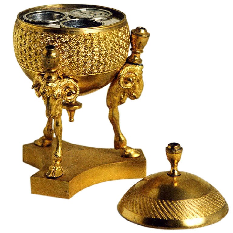 19th Century Charles X Ormolu Ink Stand