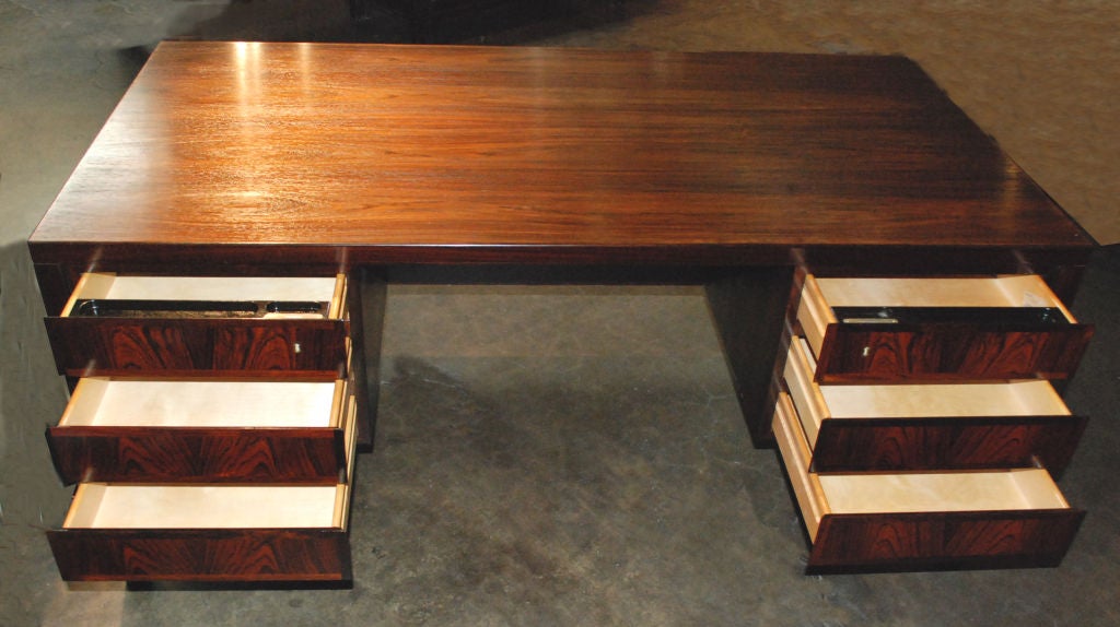 Danish Omann Junior Mid-Century Modern Desk, circa 1960