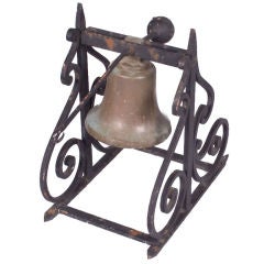 Antique French School Bell