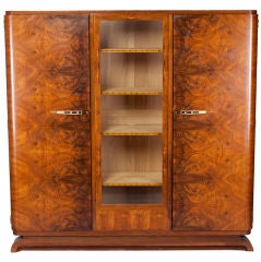 French Art Deco Cabinet Bookcase