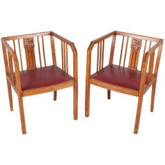 Pair of French Art Deco Armchairs