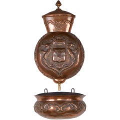 Antique French Copper Fountain