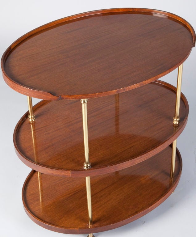 English Style Three-Tier Table