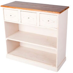 Antique Painted French Store Counter