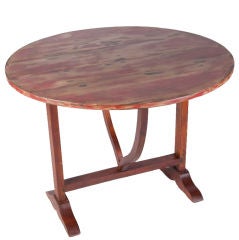 Antique French Tilt-Top Wine Table