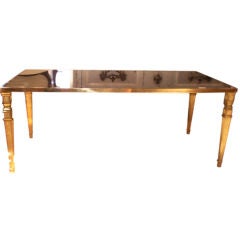 FRENCH ART DECO BRONZE JANSEN STYLE COCKTAIL TABLE