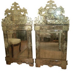 PAIR OF VENETIAN MIRRORS