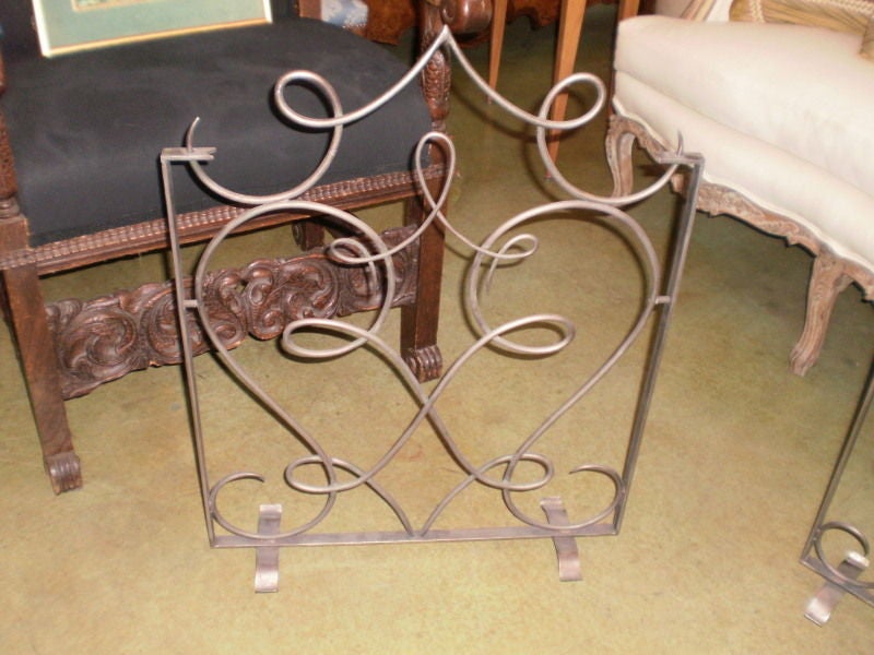 French FRENCH ART DECO FIRE SCREEN