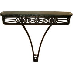 FRENCH ART DECO CONSOLE TABLE FRENCH ART DECO CONSOLE TABLE