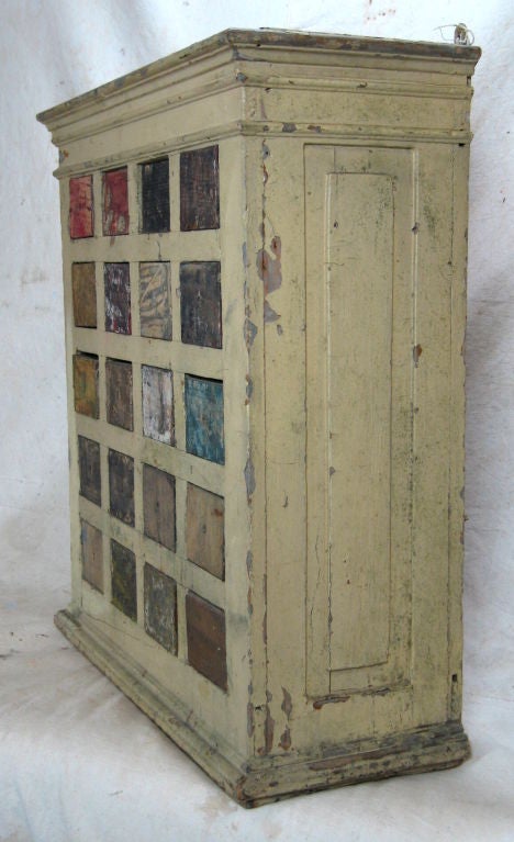 Artist Pigment Storage Cabinet In Good Condition For Sale In High Point, NC