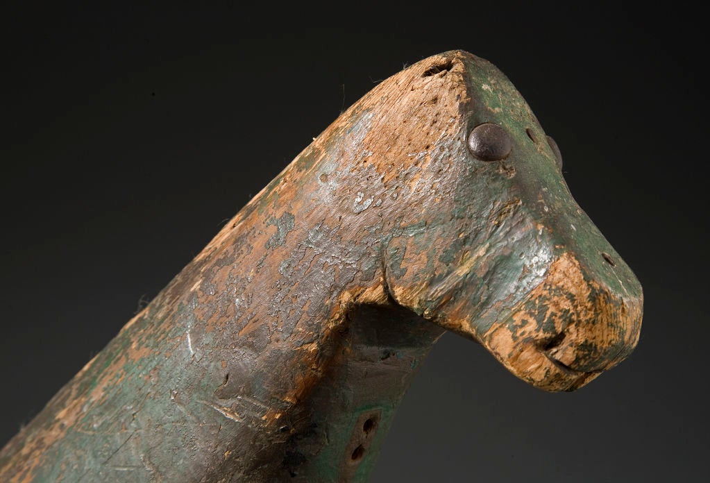 American Primitive Green Horse For Sale