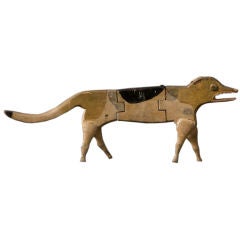 Jointed Wooden Dog