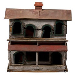 Vintage Wooden Folk Art Birdhouse