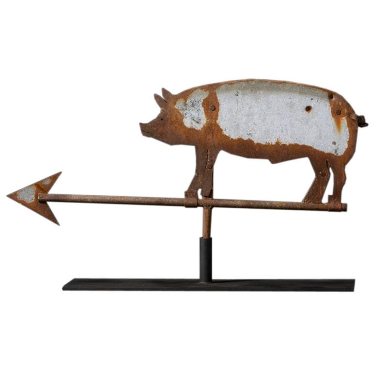 Pig Weathervane For Sale at 1stDibs