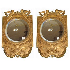 Pair of 19th C Italian Mirrors