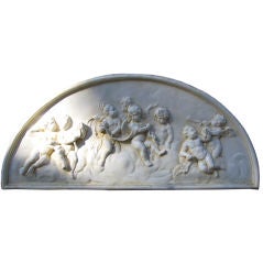 Cast stone wall plaque