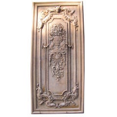 Cast stone Neoclassical plaque