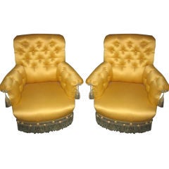 Pair of 19th C french chairs