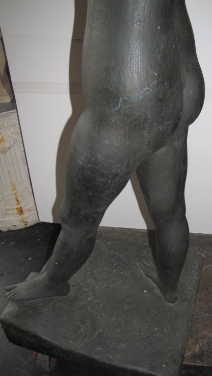 Walter Arnold Lifesize Nude Bronze Sculpture For Sale 1