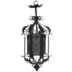Hexagonal Iron Lantern