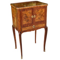 Louis XV/XVI Transitional Style Side Table with Marquetry Louis XV/XVI Transitional Style Side Table with Marquetry