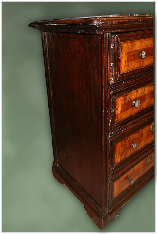 18th C. Italian Baroque Walnut Commode