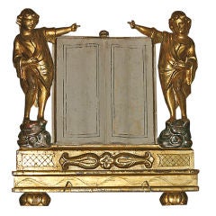 18th C. Italian Gold Leaf Altar Sculpture