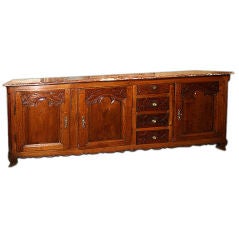 LouisXV-XVI Walnut Enfilade from Normandy