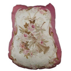 19th C Aubusson Pillow