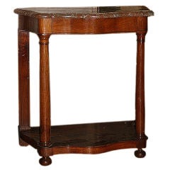 19th C. French Marble Top Console