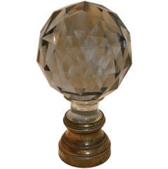 French Glass Staircase Ball Finial