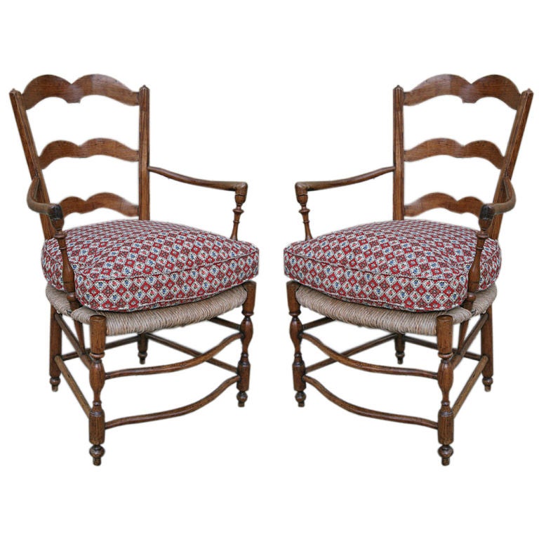 Pair of Provençale Fireside Chairs at 1stDibs