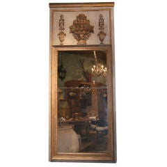 19th Century French Empire Trumeau Mirror