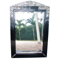 Elegant French Carved and Gilded Mirror  I