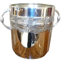 WMF 1920  Silver-plate Champagne Bucket Acorns Design