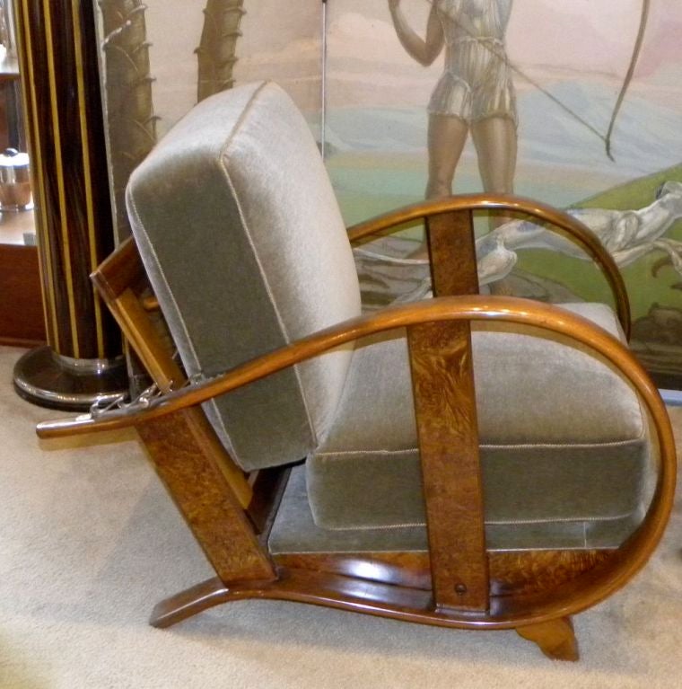 Mid-20th Century Czech Bentwood Art Deco Chairs