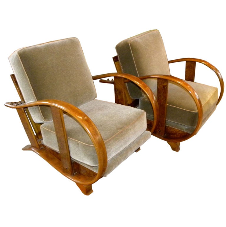 Czech Bentwood Art Deco Chairs