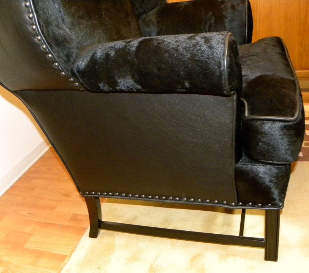 Original American Art Deco Wingback Chairs 5