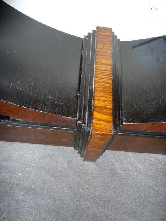 Modernist Art Deco Console stepped with U shaped base 2