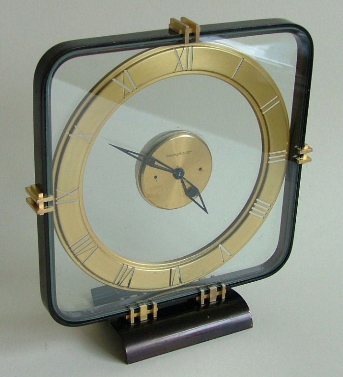 Art Deco Machine Age Jaeger-LeCoultre Clock 4