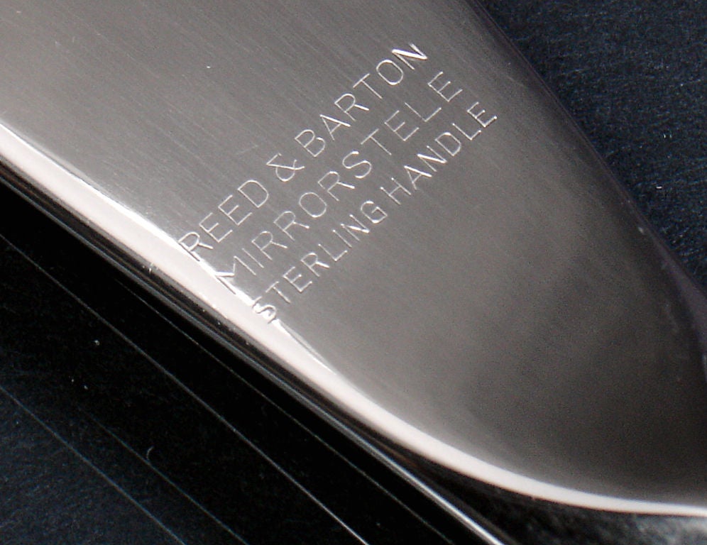 Italian Gio Ponti Modernist Sterling Silver Flatware