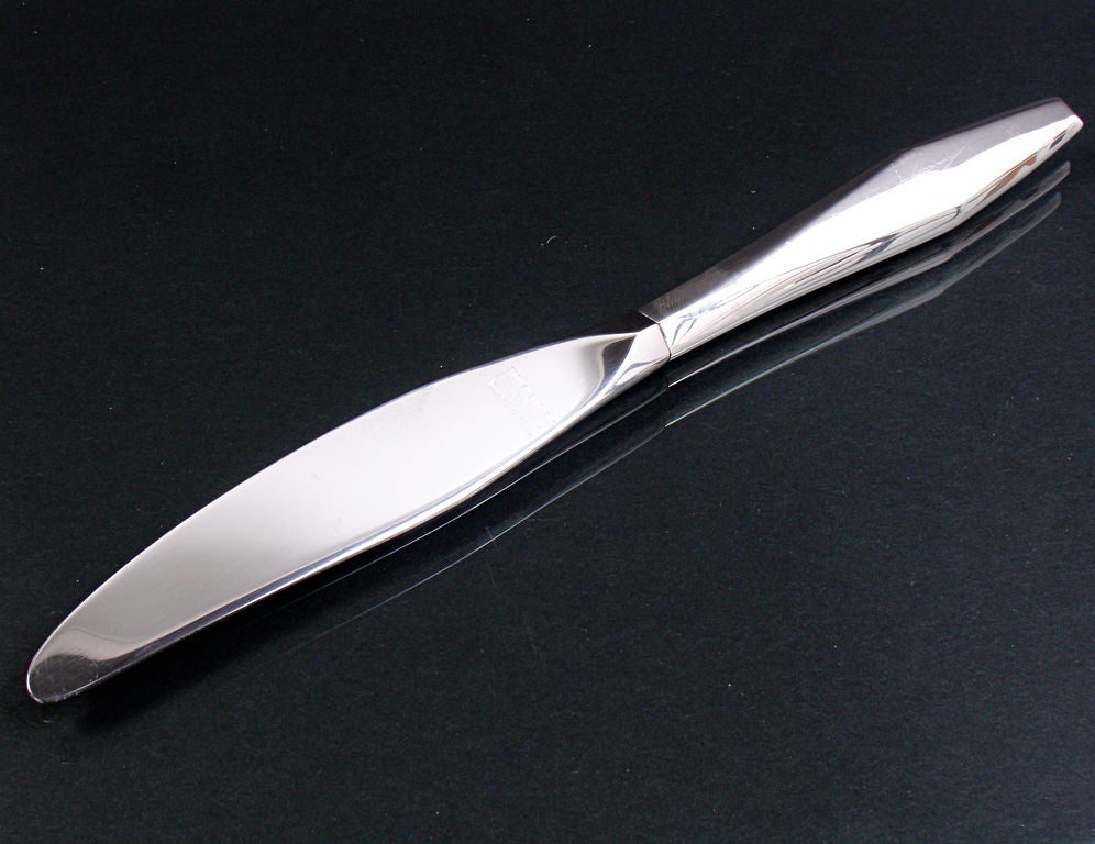 Gio Ponti Modernist Sterling Silver Flatware 3