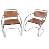 Pair of MR Armchairs by Mies van der Rohe - 2 pairs available