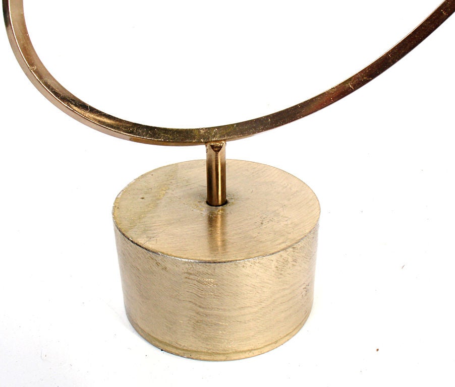 Modernist Brass Sculpture by Harold Kerr 1