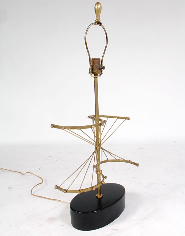 American Large Scale Sculptural Lamp by Heifetz circa 1950's For Sale